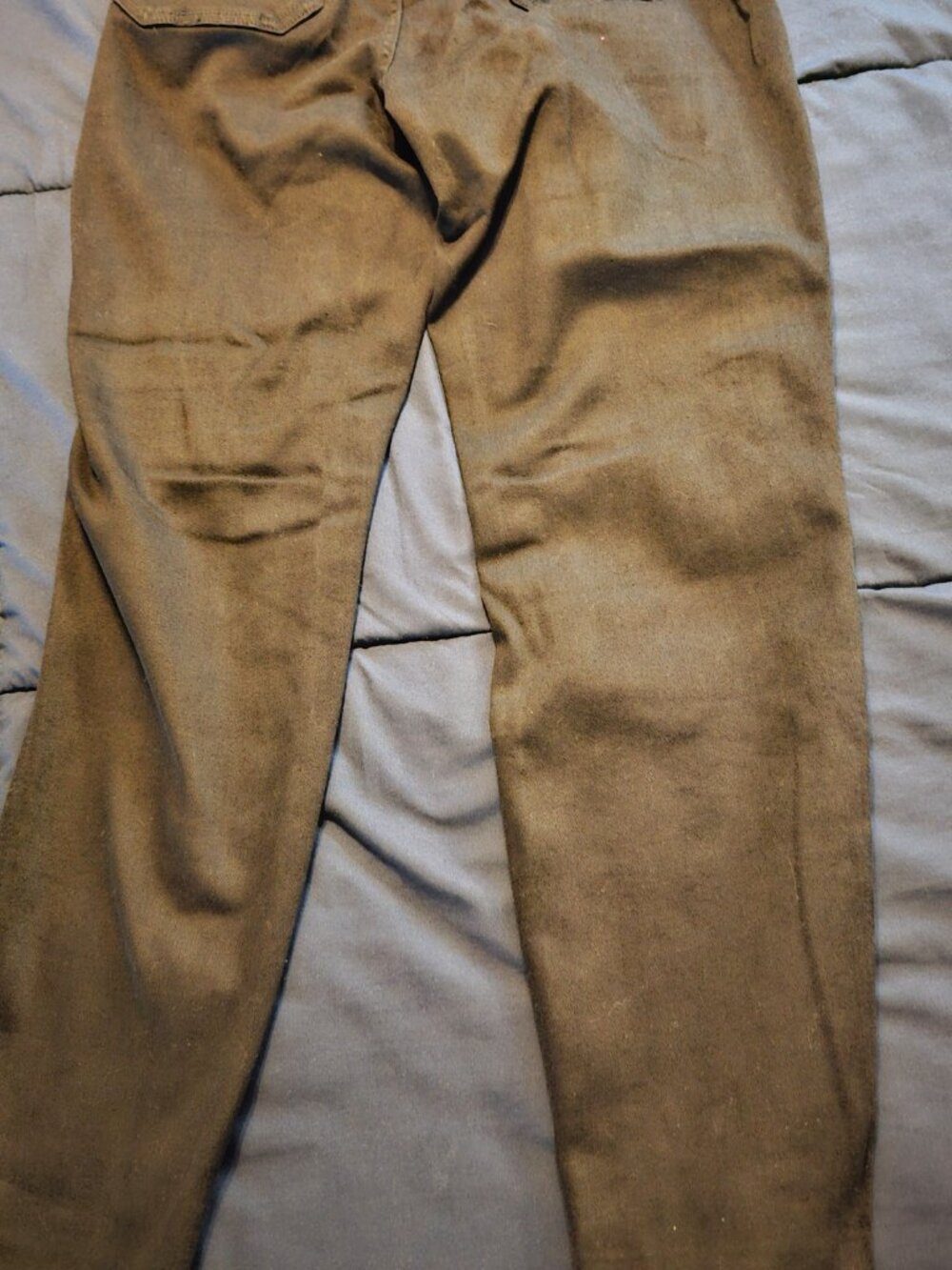High waisted black stretchy denim joggers, straight leg, Judy Blue, sz 9 - Picture 3 of 3
